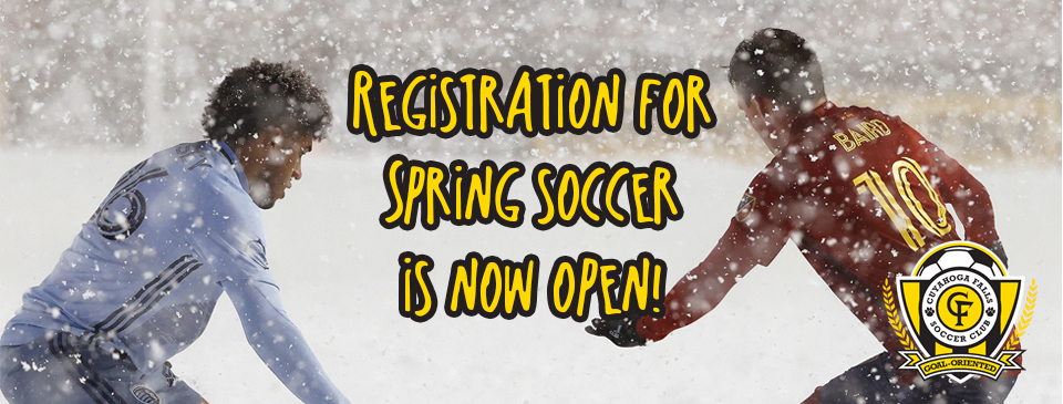 Registration for Spring Soccer is Open!