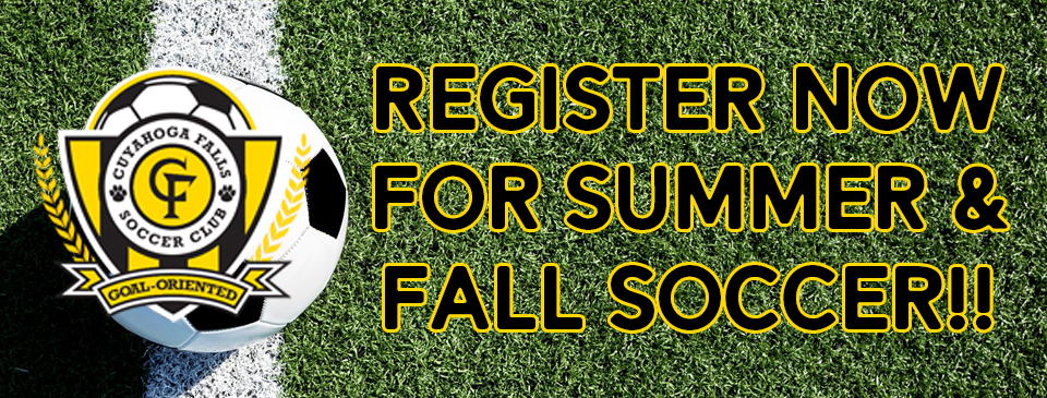Register Now for Summer & Fall Soccer