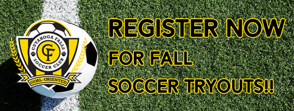 Register Now for Fall Soccer Tryouts